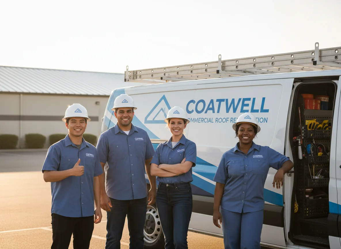 Commercial roof coating company in Belmore, OH